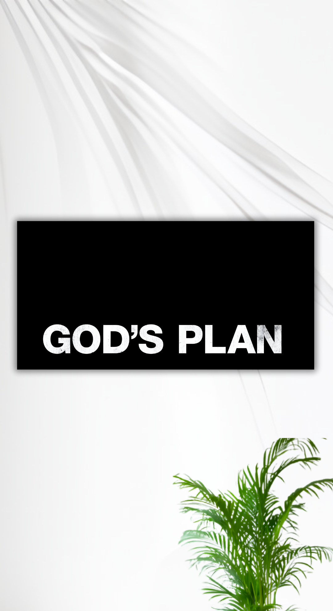 God's Plan Poster | Quotes | Luxury 87