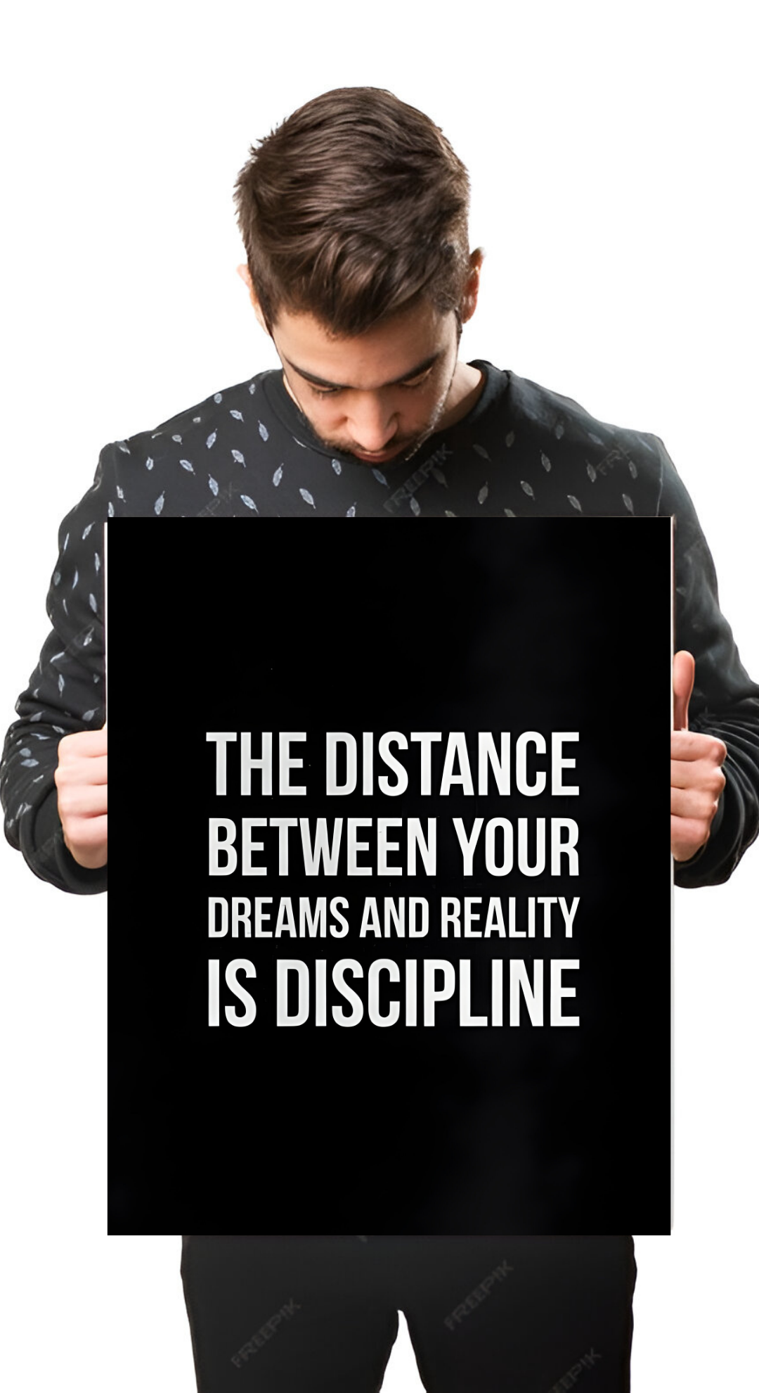 The Distance Between Your Dreams And Reality Is Discipline Poster | 53