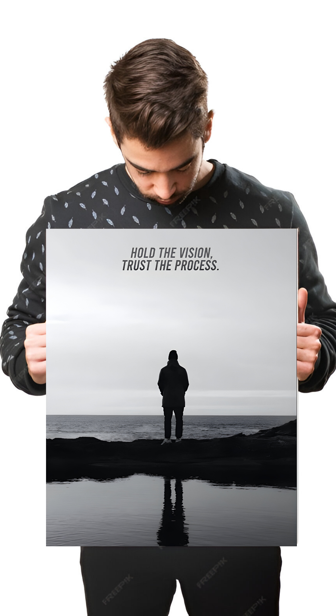 Hold the Vision Trust The Process Poster | 41