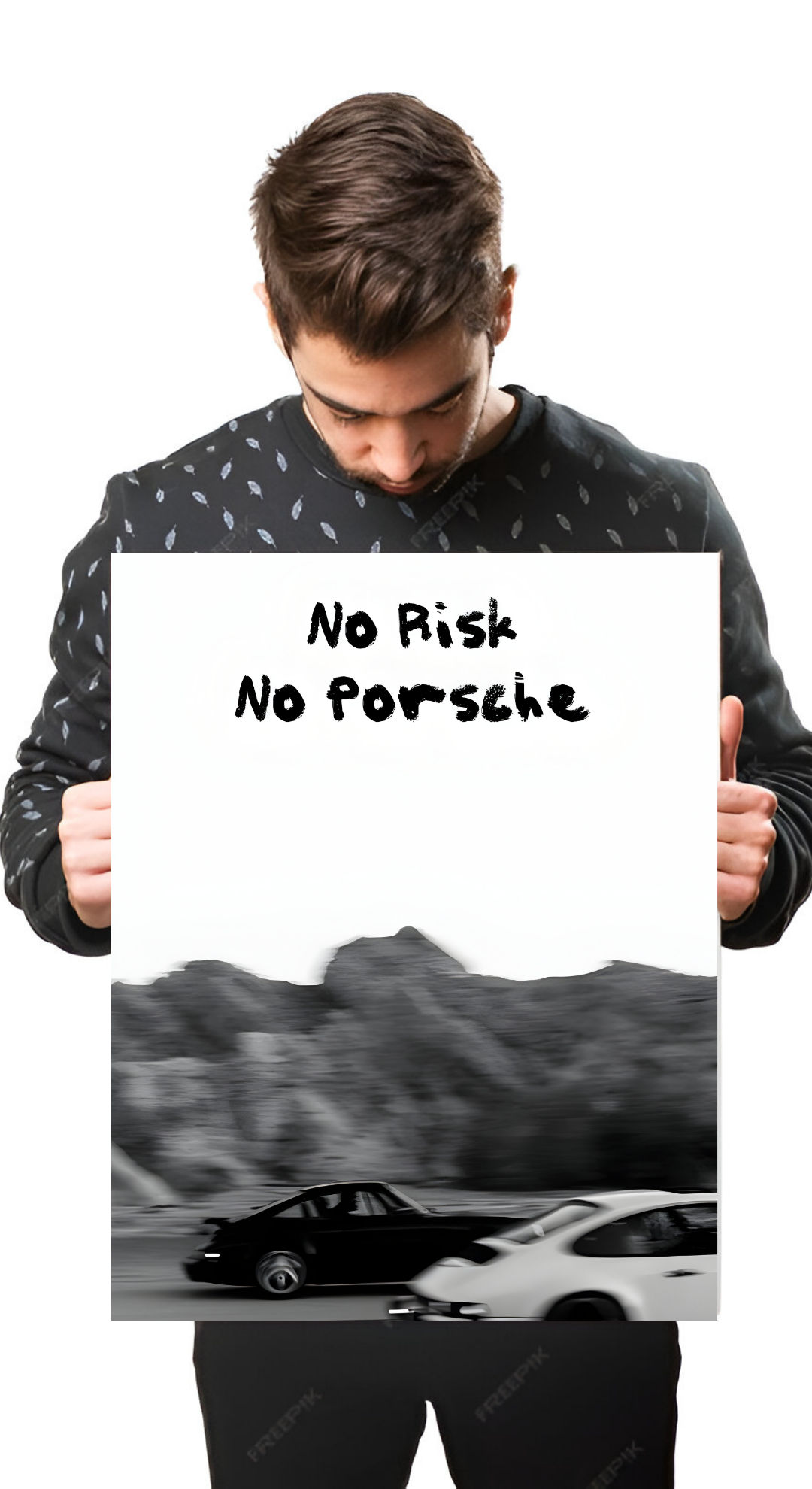 No Risk No Porsche Poster | 13
