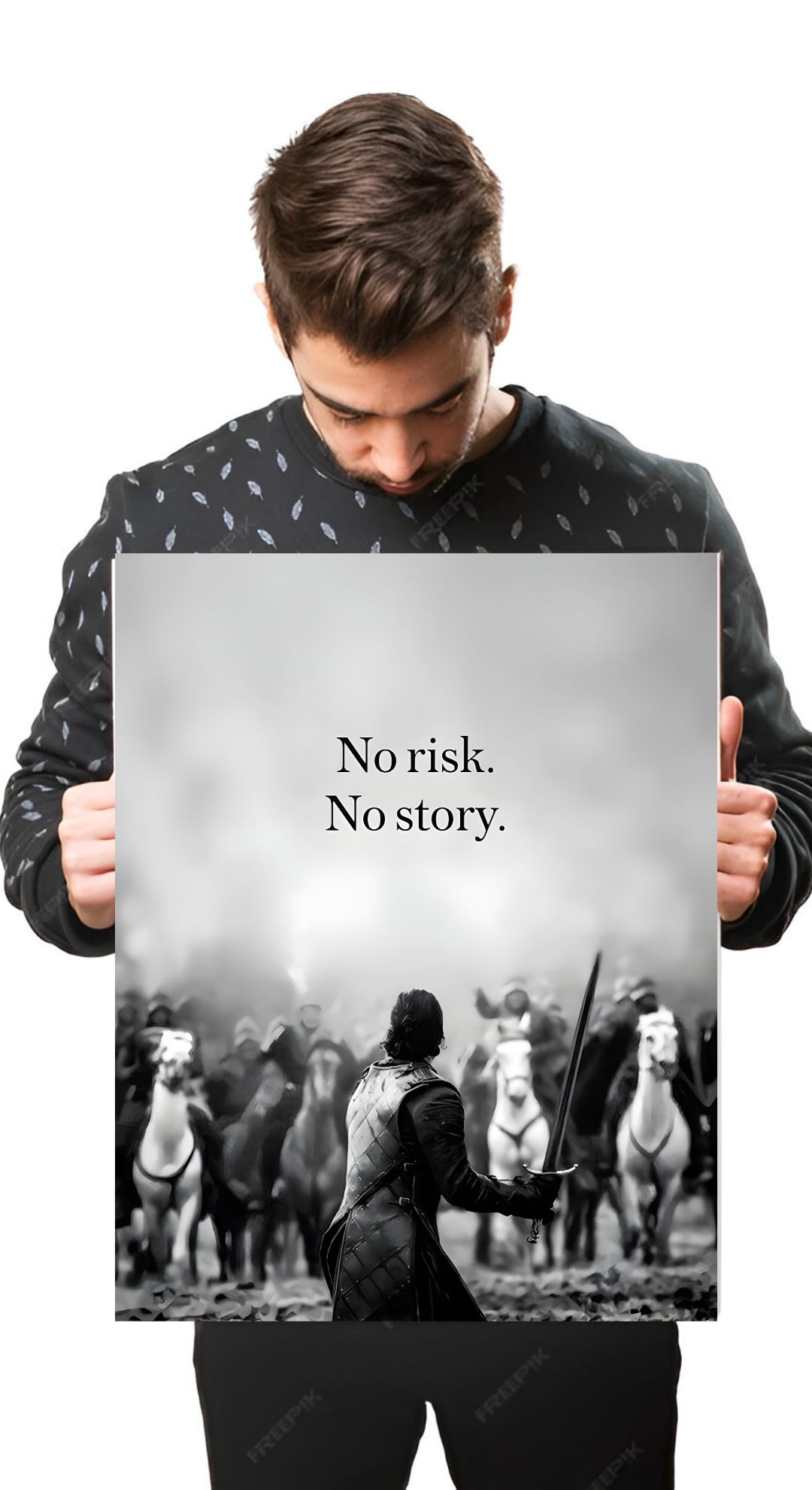 No Risk No Story Poster | 70