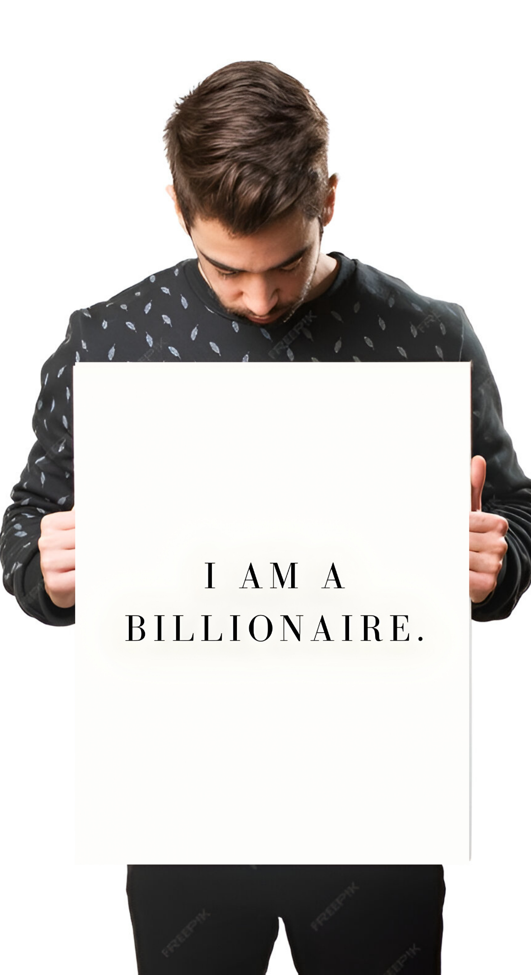 I Am A Billionaire Poster | Quotes| 99