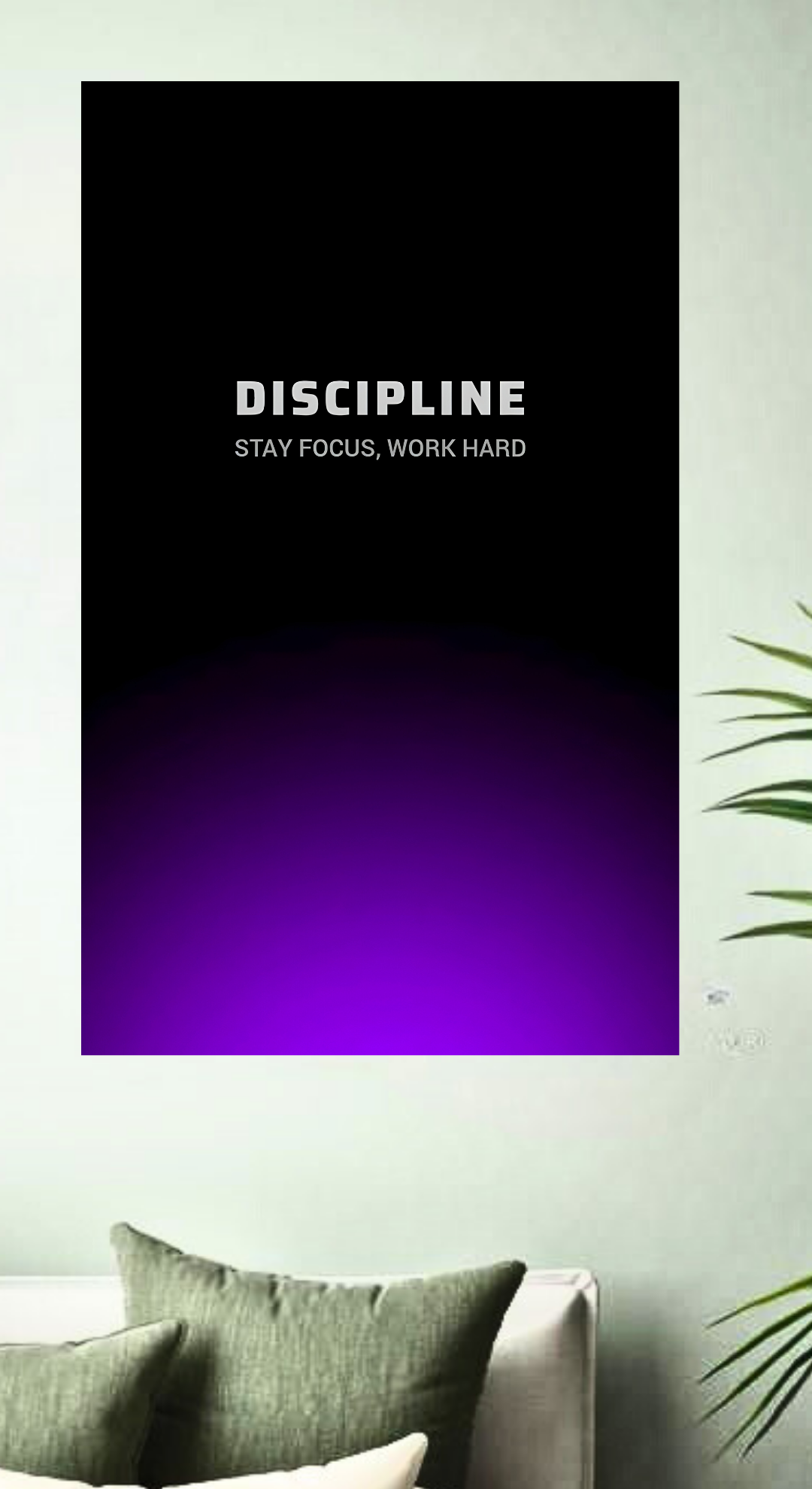 Discipline - Stay Focus, Work Hard Poster | Motivation | Quotes 19