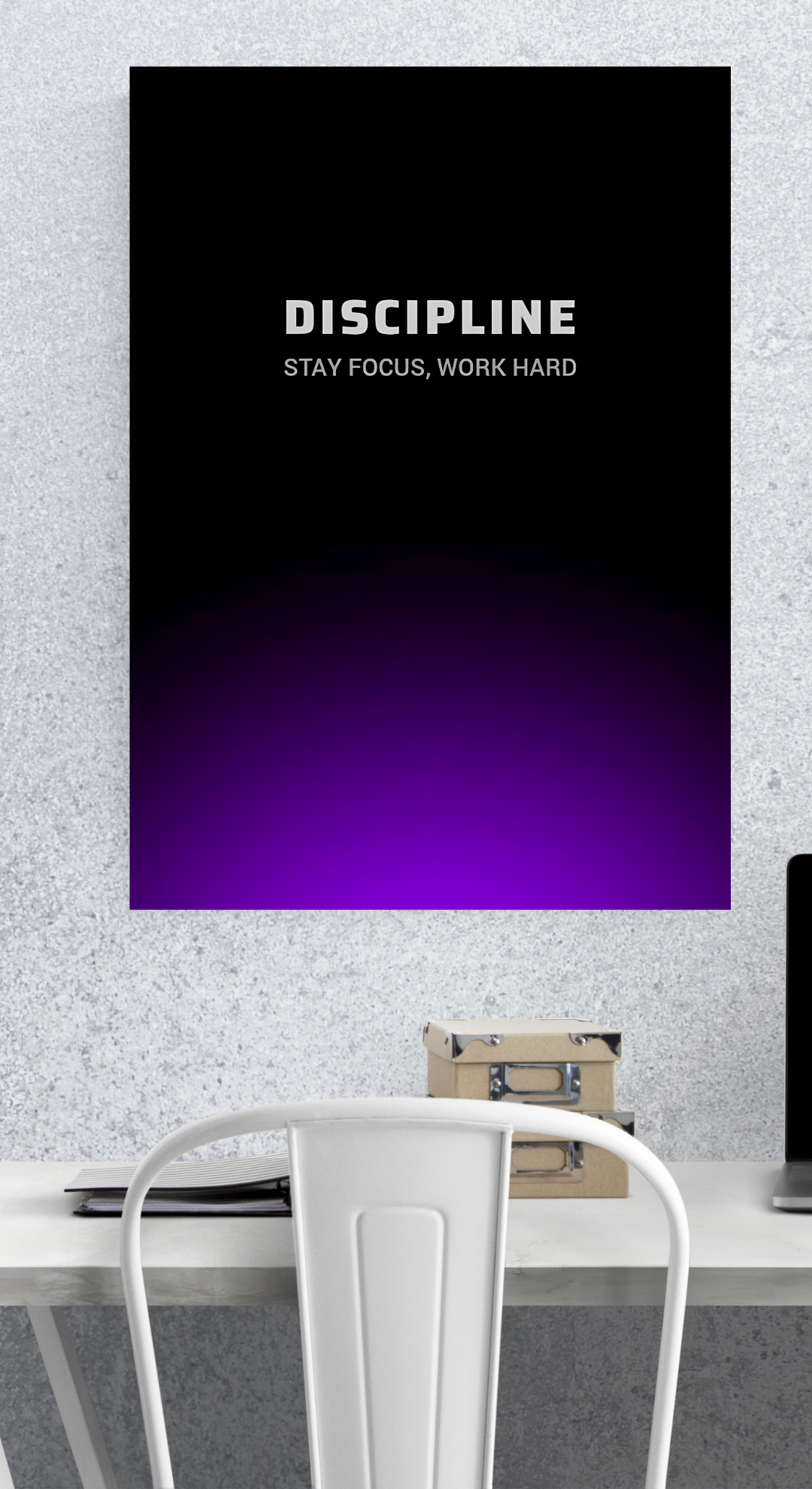Discipline - Stay Focus, Work Hard Poster | Motivation | Quotes 19